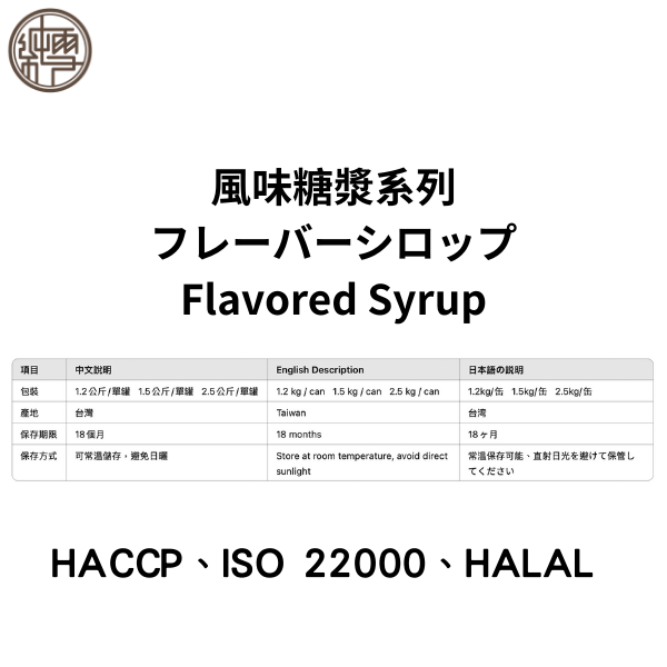フレーバーシロップ.